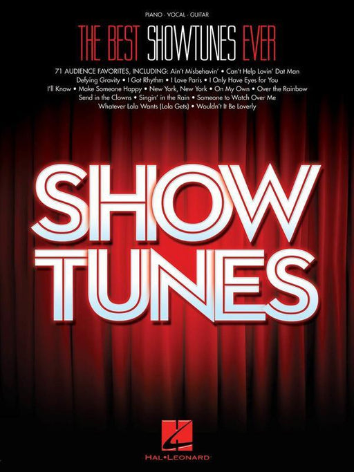 The Best Showtunes Ever-Songbooks-Hal Leonard-Engadine Music