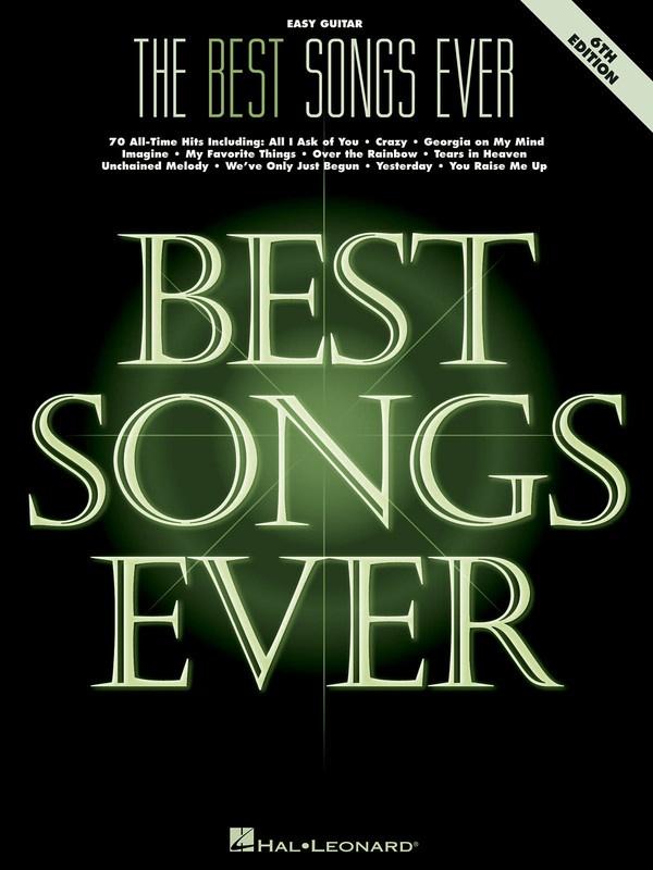 The Best Songs Ever, 6th Edition - Easy Guitar-Guitar & Folk-Hal Leonard-Engadine Music