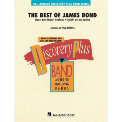The Best of James Bond Arr. Paul Murtha Concert Band Chart Grade 2-Concert Band Chart-Hal Leonard-Engadine Music