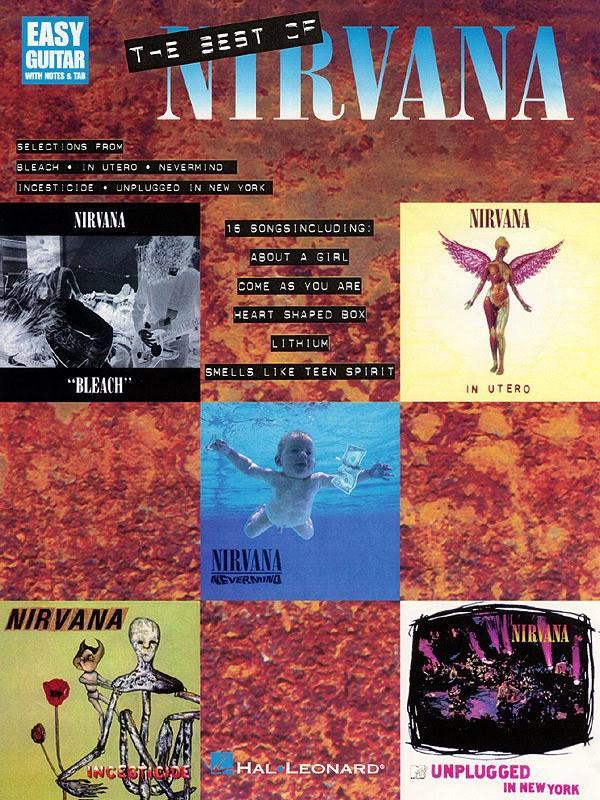 The Best of Nirvana, Easy Guitar with Notes & Tab-Guitar & Folk-Hal Leonard-Engadine Music