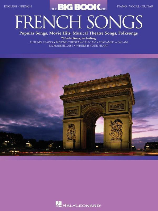 The Big Book of French Songs-Songbooks-Hal Leonard-Engadine Music