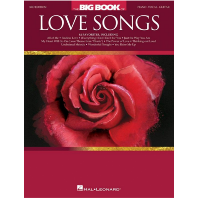 The Big Book of Love Songs - 3rd Edition, Piano Vocal & Guitar-Piano Vocal & Guitar-Hal Leonard-Engadine Music