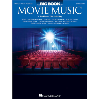 The Big Book of Movie Music - 3rd Edition Piano Guitar & Vocal-Piano Vocal & Guitar-Hal Leonard-Engadine Music