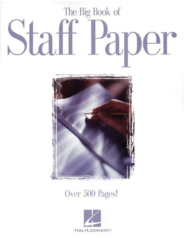 The Big Book of Staff Paper-Manuscript-Hal Leonard-Engadine Music