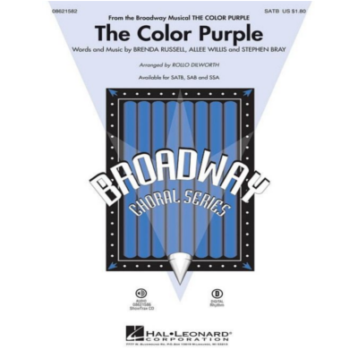 The Color Purple (from The Color Purple), Arr. Rollo Dilworth Choral-Choral-Hal Leonard-Engadine Music