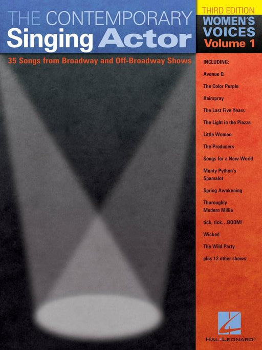 The Contemporary Singing Actor, Revised Women's Edition Volume 1-Vocal-Hal Leonard-Engadine Music