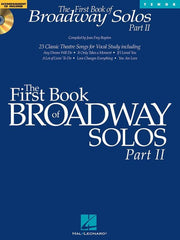 The First Book of Broadway Solos - Part II, Tenor Edition-Vocal-Hal Leonard-Engadine Music