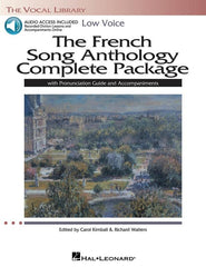 The French Song Anthology Complete Package, Low Voice-Vocal-Hal Leonard-Engadine Music