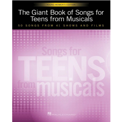 The Giant Book of Songs for Teens from Musicals - Young Women's Edition-Vocal-Hal Leonard-Engadine Music