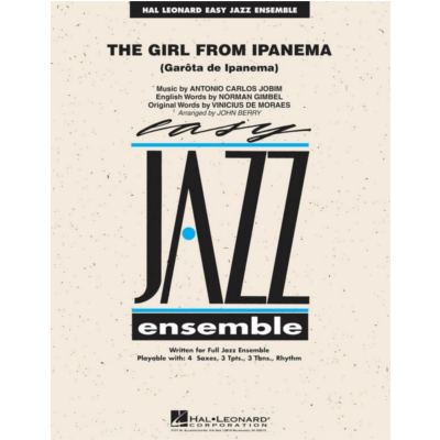 The Girl from Ipanema, Arr. John Berry Stage Band Chart Grade 2-Stage Band chart-Hal Leonard-Engadine Music
