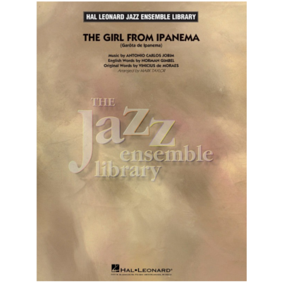 The Girl from Ipanema, Jobim Arr. Mark Taylor Stage Band Chart Grade 4-Stage Band chart-Hal Leonard-Engadine Music