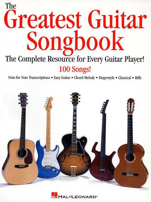 The Greatest Guitar Songbook-Guitar & Folk-Hal Leonard-Engadine Music