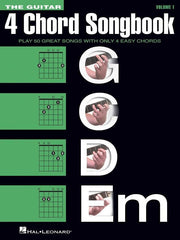 The Guitar 4 Chord Songbook G-C-D-Em-Guitar & Folk-Hal Leonard-Engadine Music