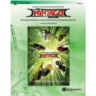 The LEGO Ninjago Movie Arr. Patrick Roszell Concert Band Chart Grade 2-Concert Band Chart-Alfred-Engadine Music
