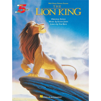 The Lion King 5 Finger Piano-Piano & Keyboard-Hal Leonard-Engadine Music
