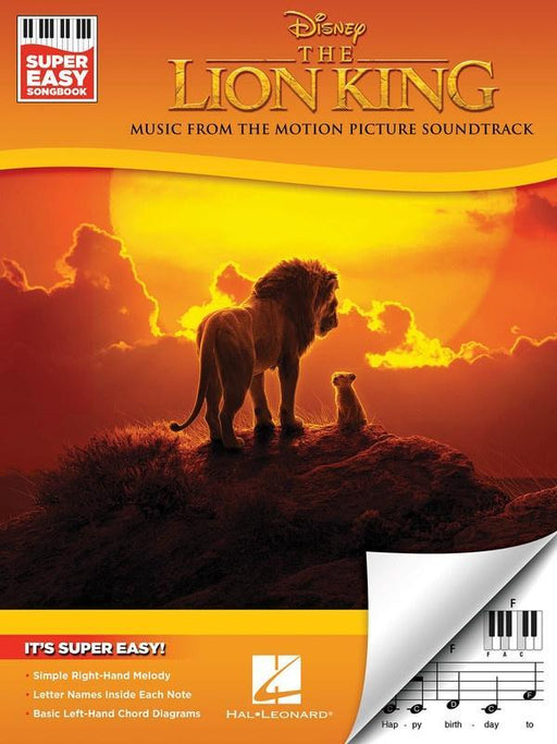 The Lion King - Super Easy Songbook, E-Z Play Piano-Piano & Keyboard-Hal Leonard-Engadine Music
