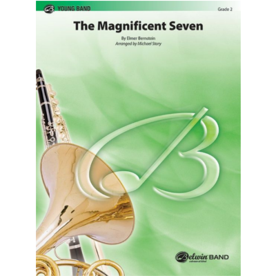 The Magnificent Seven, Elmer Bernstein Arr. Michael Story Concert Band Chart Grade 2-Concert Band Chart-Alfred-Engadine Music
