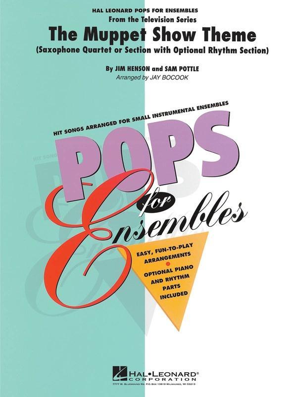 The Muppet Show Theme Arr. Jay Bocook Saxophone Quartet Grade 2.5