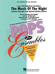 The Music of the Night, Arr. Paul Lavender Clarinet Ensemble Grade 2.5