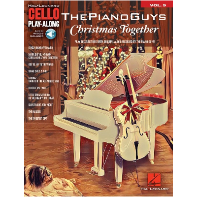The Piano Guys - Christmas Together Cello Play-Along Series, Volume 9-Strings-Hal Leonard-Engadine Music