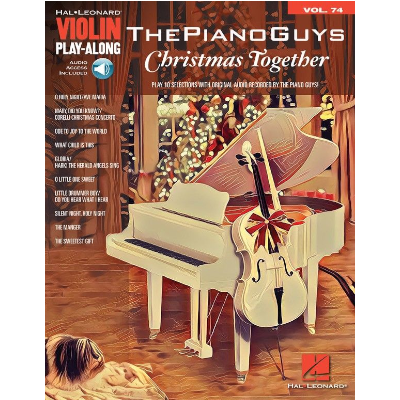 The Piano Guys - Christmas Together Violin Play-Along Volume 74-Strings-Hal Leonard-Engadine Music