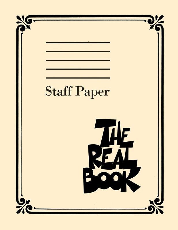 The Real Book - Staff Paper-Manuscript-Hal Leonard-Engadine Music