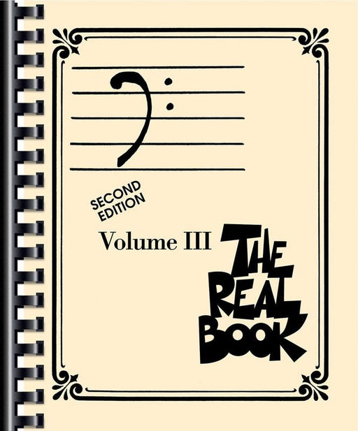 The Real Book - Volume III, Bass Clef Edition-Jazz Repertoire-Hal Leonard-Engadine Music