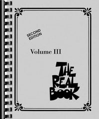 The Real Book - Volume III, C Edition-Jazz Repertoire-Hal Leonard-Engadine Music