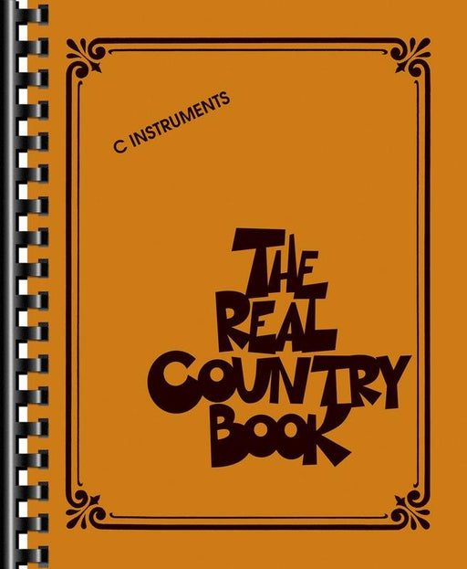 The Real Country Book, C Instruments-Jazz Repertoire-Hal Leonard-Engadine Music
