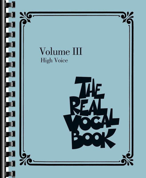 The Real Vocal Book - Volume III High Voice-Jazz-Hal Leonard-Engadine Music
