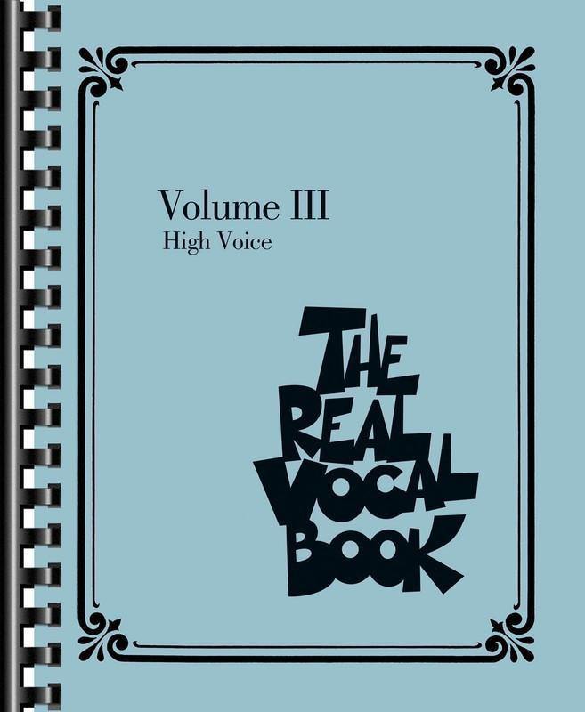 The Real Vocal Book - Volume III High Voice-Jazz-Hal Leonard-Engadine Music