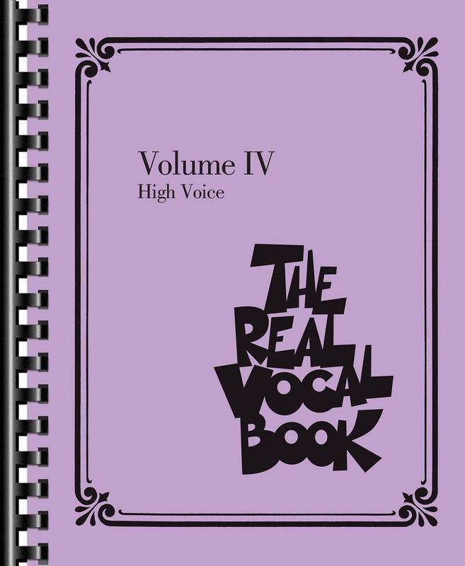 The Real Vocal Book - Volume IV, High Voice-Jazz-Hal Leonard-Engadine Music