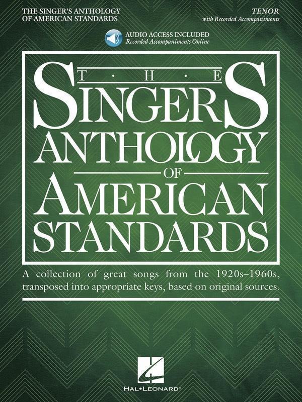 The Singer's Anthology of American Standards, Tenor-Vocal-Hal Leonard-Engadine Music