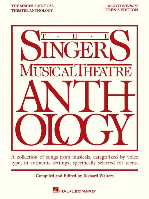 The Singer's Musical Theatre Anthology - Teen's Edition, Baritone/Bass-Vocal-Hal Leonard-Engadine Music