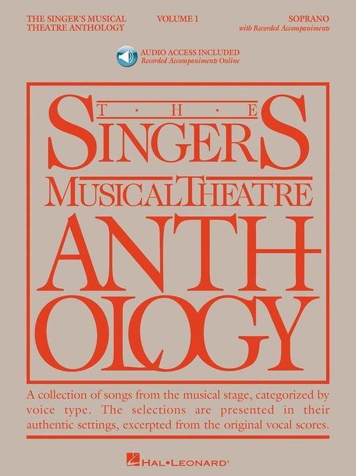 The Singer's Musical Theatre Anthology - Volume 1, Soprano Book & 2 CDs-Vocal-Hal Leonard-Engadine Music