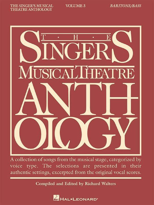 The Singer's Musical Theatre Anthology - Volume 3, Baritone/Bass Book & Online Audio-Vocal-Hal Leonard-Engadine Music