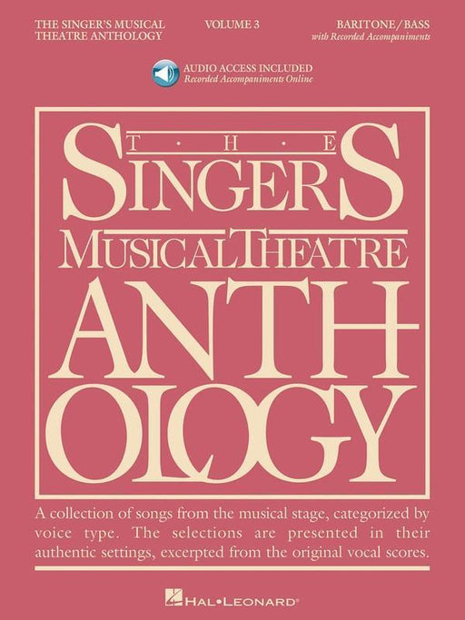 The Singer's Musical Theatre Anthology - Volume 3, Baritone/Bass-Vocal-Hal Leonard-Engadine Music