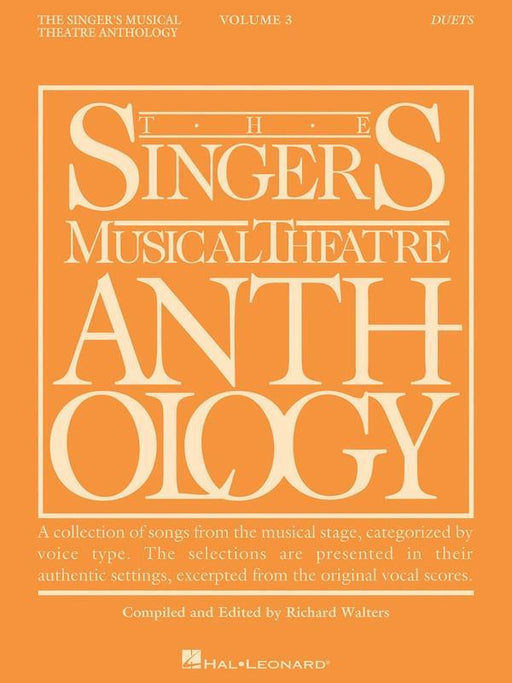 The Singer's Musical Theatre Anthology Volume 3 - Duets Book Only