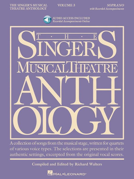 The Singer's Musical Theatre Anthology - Volume 3, Soprano Bk/Online Audio-Vocal-Hal Leonard-Engadine Music