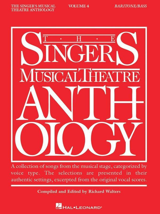 The Singer's Musical Theatre Anthology - Volume 4, Baritone/Bass-Vocal-Hal Leonard-Engadine Music