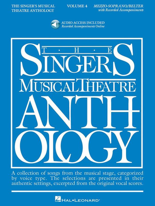The Singer's Musical Theatre Anthology - Volume 4, Mezzo-Soprano Book & Online Audio-Vocal-Hal Leonard-Engadine Music