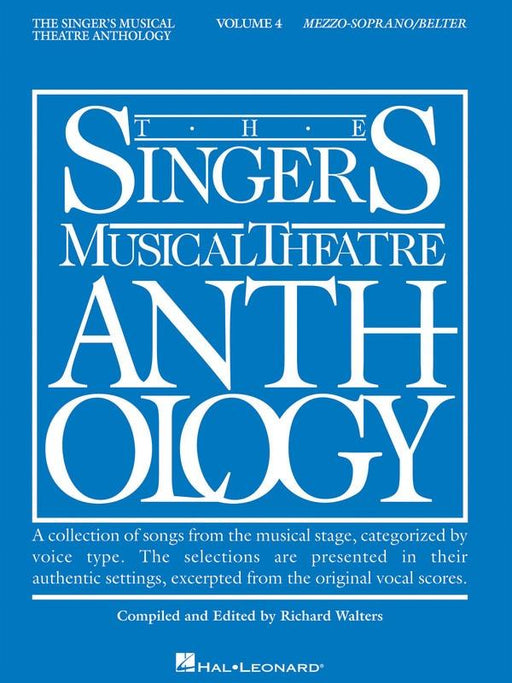 The Singer's Musical Theatre Anthology - Volume 4, Mezzo-Soprano-Vocal-Hal Leonard-Engadine Music