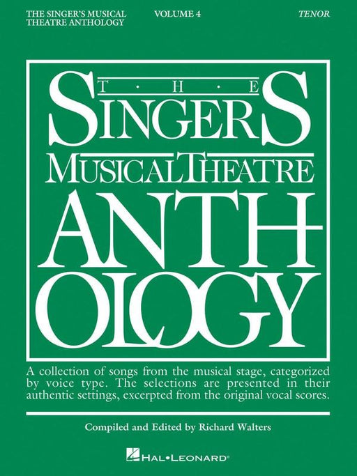 The Singer's Musical Theatre Anthology - Volume 4, Tenor-Vocal-Hal Leonard-Engadine Music
