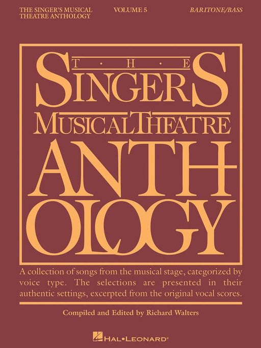 The Singer's Musical Theatre Anthology - Volume 5, Baritone/Bass-Vocal-Hal Leonard-Engadine Music