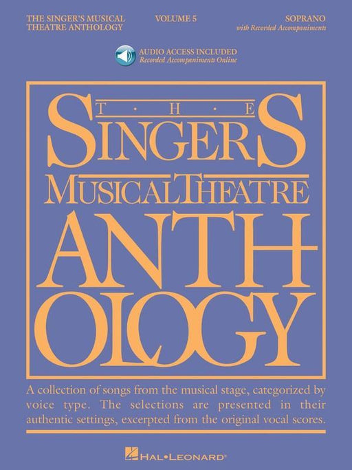 The Singer's Musical Theatre Anthology - Volume 5, Soprano Book & Online Audio-Vocal-Hal Leonard-Engadine Music