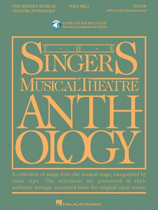 The Singer's Musical Theatre Anthology - Volume 5, Tenor/2CD Pack-Vocal-Hal Leonard-Engadine Music