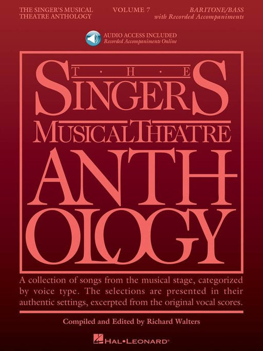 The Singer's Musical Theatre Anthology Volume 7 - Baritone Book & Online Audio-Vocal-Hal Leonard-Engadine Music