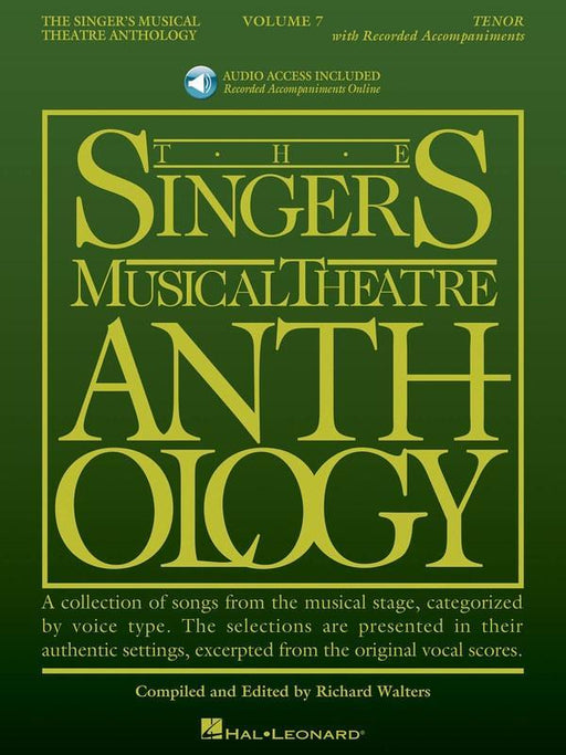 The Singer's Musical Theatre Anthology Volume 7 - Tenor Book & Online Audio-Vocal-Hal Leonard-Engadine Music