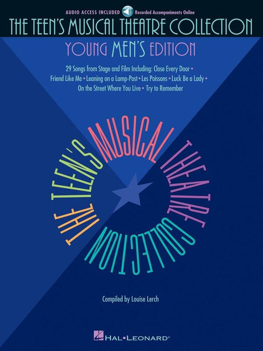 The Teen's Musical Theatre Collection, Young Men's Edition Book & Online Audio-Vocal-Hal Leonard-Engadine Music