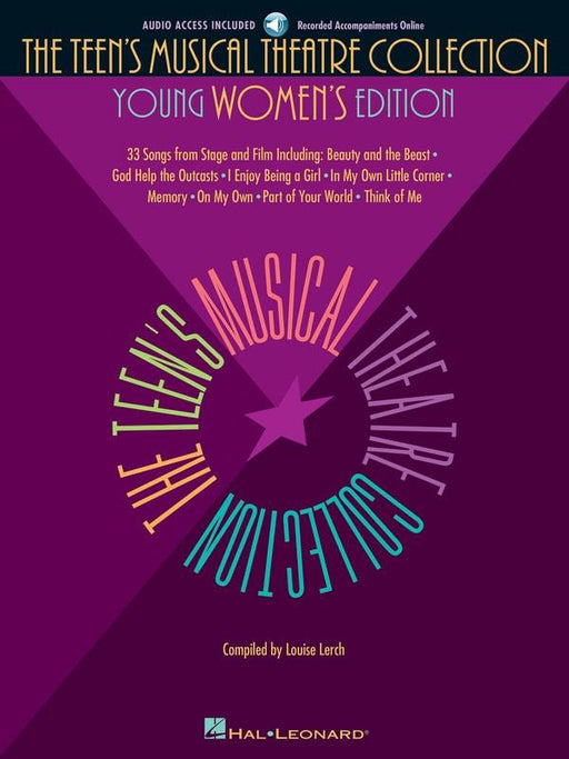 The Teen's Musical Theatre Collection, Young Women's Edition Book & Online Audio-vocal-Hal Leonard-Engadine Music